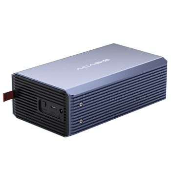 Caja Acasis EC-7352 para HDD/SSD de doble bahía de 3.5/2.5 pulgadas Carcasa externa de disco duro SATA a USB Con función