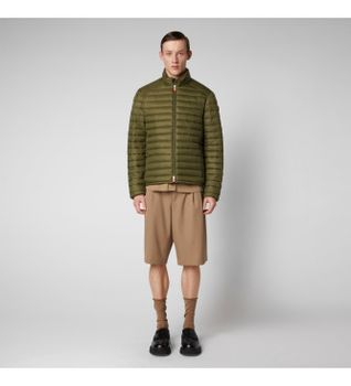 Save The Duck para hombre. D32430M-GIGA01 Chaqueta Alexander verde (3XL), Casual, Nylon
