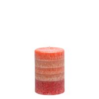 vela aromatica cilindrica naranja h10