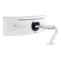 ergotron hx soporte de escritorio para monitor hasta 49 vesa 100x100 max191kg con pivote hd blanco