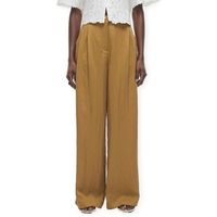 rouge edit pantalones etienne trousers - bone brown para mujer