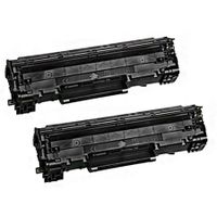 compatible multipack canon i-sensys fax-l170 printer toner cartridges 2 pack -3500b002aa