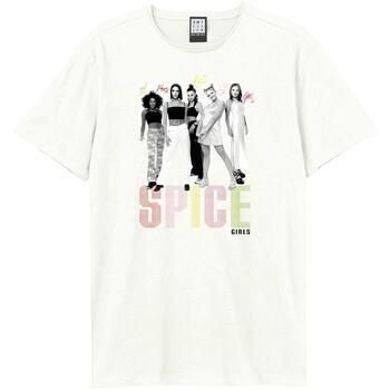 Amplified Clothing Camiseta Group Shot And Logo para mujer