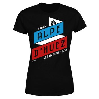 ALPE D'HUEZ Women's T-Shirt - Black - M - Black