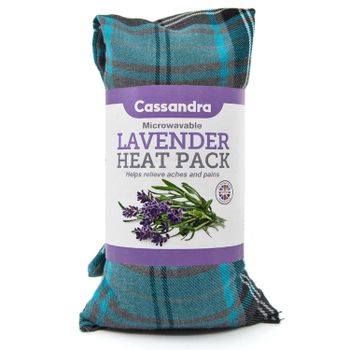 Cassandra Tartan Trend Heatpack Light Blue/Brown Tartan