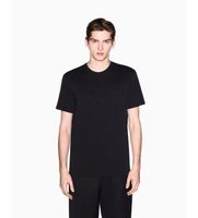 ax armani exchange para hombre xm002467af10356uc001 camiseta tonal embossed logo negro l casual algodon manga corta