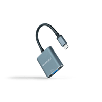 nanocable conversor usb-cm a vgah aluminio 10cm