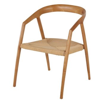 Silla retro de fresno macizo