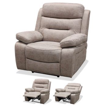 Sillón Relax Manual Genova Xl Con Tapizado Antimanchas