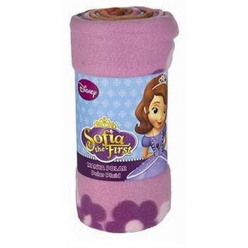 Colorbaby Manta Polar Princesa Sofía Suave y Cálida 100 X 150 Cm Diseño Encantador