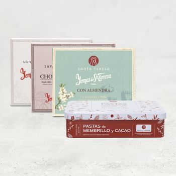 Pack de Yemas Tres Culturas y Lata de Pastas de Cacao