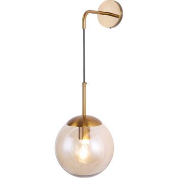 Lámpara Aplique De Pared - Bola De Cristal - Cali Beige