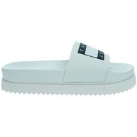 tommy hilfiger chanclas elevated flatform slide para mujer