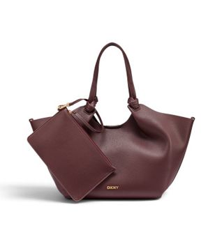 DKNY para mujer. R42BAE49 Bolso Paula burdeos (OSFA), Casual, Poliuretano