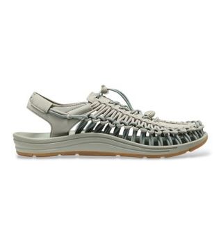Keen para hombre. 1032185 Sandalias Uneek verde (45), Plano, Cordones, Casual