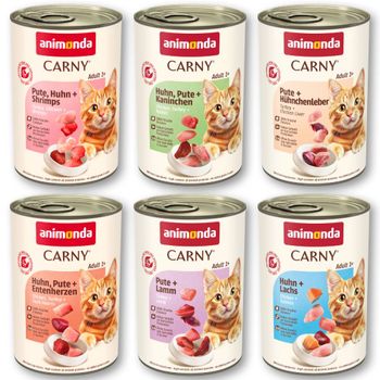 animonda Carny Adult 12 x 400 g - Pack ahorro - Pack mixto de ave (sin vacuno)