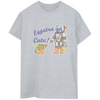 disney camiseta manga larga the mandalorian eggstra cute para mujer
