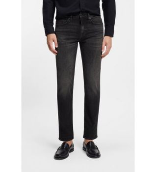 BOSS para hombre. 50553405 Pantalón Delaware BO negro (30/30), Casual, Algodón