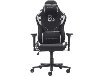 Silla gaming - Newskill Takamikura V2, Reposabrazos 4D, Tela Transpirable, Cojines Lumbar y Cervical, Reclinable en 180º, Hasta 136 kg, Gris