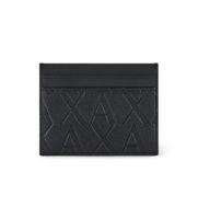 ax armani exchange para hombre xm000880af12133uc001 tarjetero asv con pinza negro osfa casual poliester