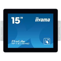 monitor tactil iiyama tf1515mc-b2 15 xga led 10 puntos tactiles ip65 vesa negro