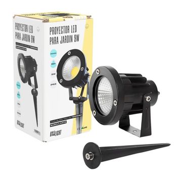 Proyector led para jardin 9w 3000 k