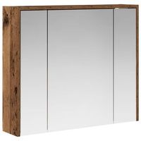 armario con espejo de bano  mueble de bano madera vieja 735 x 16 x 625 cm