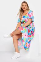 limited collection vestido flores de colores lazo en la espalda mujer curvy y tallas grandes yours