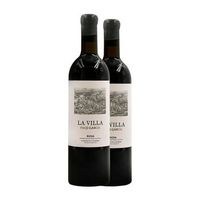 paco garcia vino tinto la villa rioja 75 cl 14 vol pack de 2 unidades