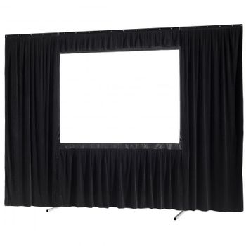 Celexon Set de Cortinas 4 Piezas para Pantalla Mobile Expert 203x144cm