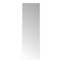 espejo de pared de cuerpo entero con marco blanco de plastico de 45x145 cm casaseleccion