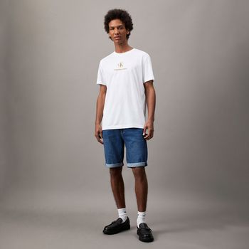 Calvin Klein Jeans. Pantalón corto vaquero de hombre Marino J30J327184-1BJ