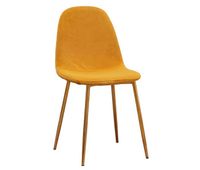 silla golden teok terciopelo - amarillo