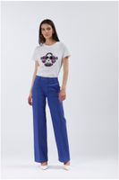 pantalon wide leg tenido en prenda royal 26