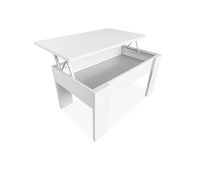 mesa de centro elevable medidas 90 cm ancho x 50 cm fondo x 46-57 cm alto