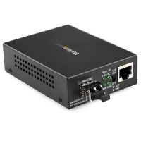 startech conversor compacto de medios ethernet gigabit a fibra multimodo lc 550m
