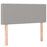 cabecero accesorio para dormir mueble de dormitorio 90 x 5 x 7888 cm tela gris claro tdl0203207