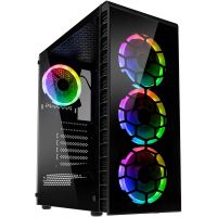 kolink observatory lite cristal templado usb 30 negro
