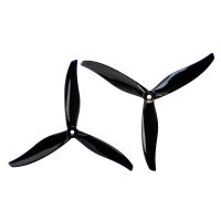 2 pares  6 pares gemfan 7041 7 pulgadas helice de 3 palas de pc con agujeros de 5 mm para drones de carreras rc fpv com