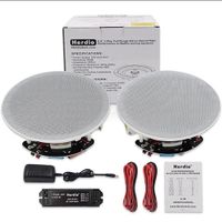 herdio altavoz bluetooth de techo de 65 pulgadas y 300w para el hogar sistema de altavoces empotrados para interiores cocina dormitorio bano 2 piezas