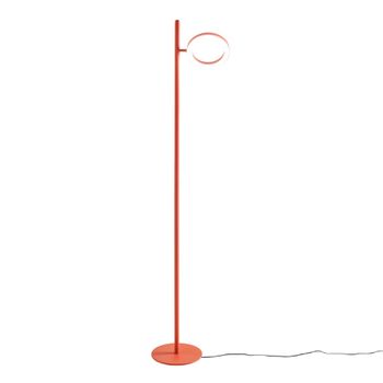 Lámpara de pie naranja quemado 25w led 1391lm gea luce