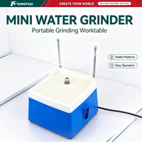 mini pulidora de agua portatil tungfull mesa de pulido humeda para gemas piedras de jade maquina pulidora para bricolaje joyeria tallado de vidrio