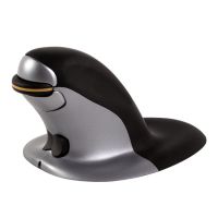 raton fellowes 9894501 rf inalambrico 1200 dpi negro plata diseno vertical