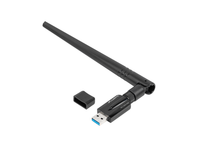 adaptador red lanberg usb wifi 1200 mbs dual band con antena