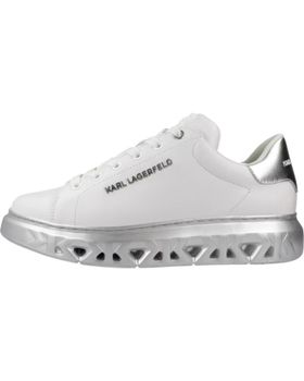 de KARL LAGERFELD ZAPATILLAS MUJER MODELO KAPRI KITE LO LACE LTHR COLOR BLANCO 01S WHITE