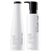 shu uemura art of hair izumi tonic rice water shampoo and conditioner routine