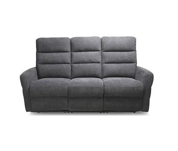 Sofá zeus 3 plazas relax eléctrico gris