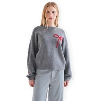 compania fantastica jersey compania fantastica knit 10404 - grey para mujer