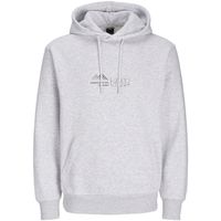 jack  jones jersey 12266908 jcolima logo sweat hood bf light grey melange para hombre