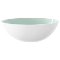 lavabo de vidrio blanco 50x37x14 cm vidaxl
